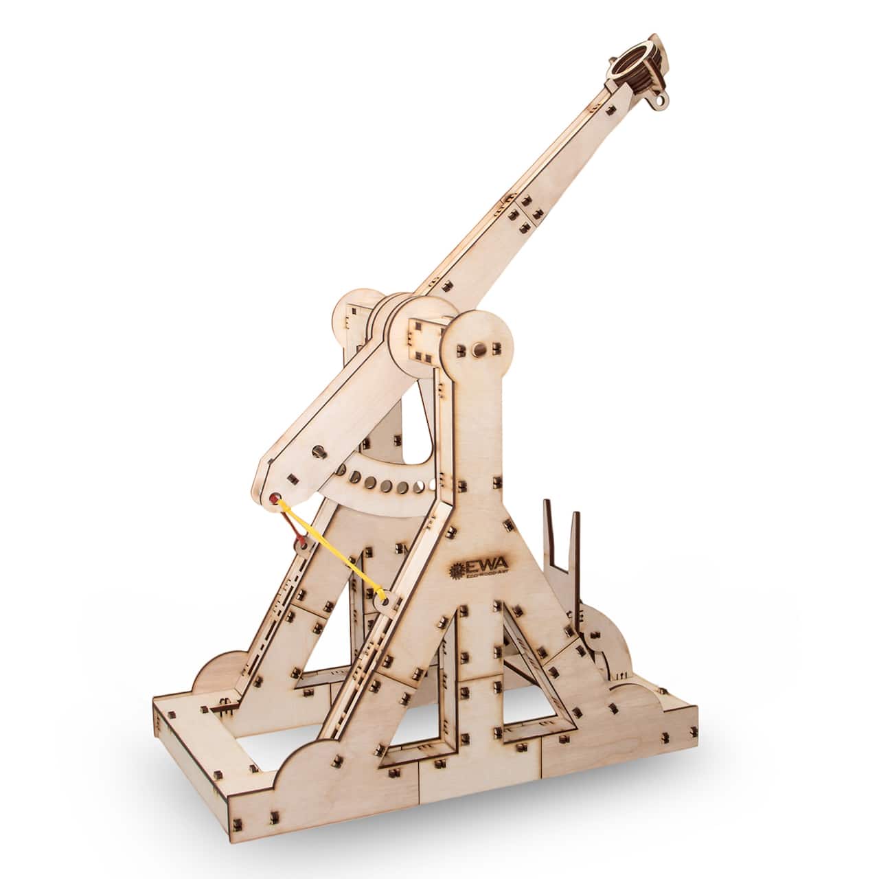 EWA™ Eco-Wood-Art Trebuchet 3D Wooden STEM Construction Kit